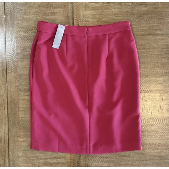 NWT Ann Taylor Petite Fuchsia Pink Classic Pencil Skirt Women’s Size 10P NEW $79 - Picture 10 of 11